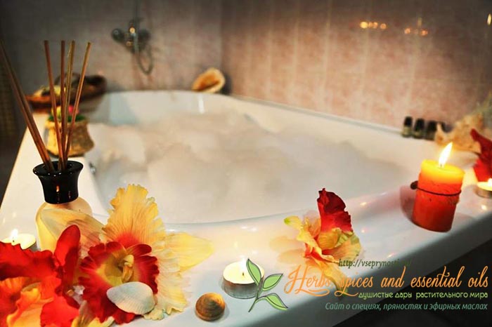 ароматические ванны с эфирными маслами